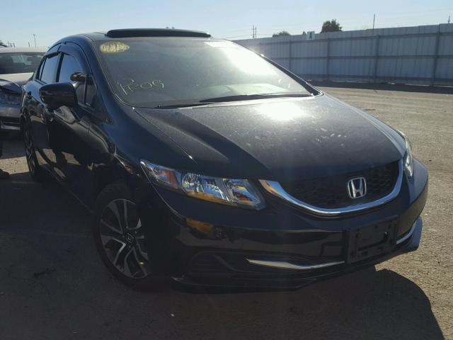 19XFB2F83FE289842 - 2015 HONDA CIVIC EX შავი ფოტო 1