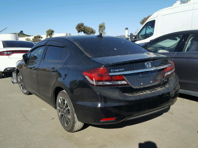 19XFB2F83FE289842 - 2015 HONDA CIVIC EX შავი ფოტო 3