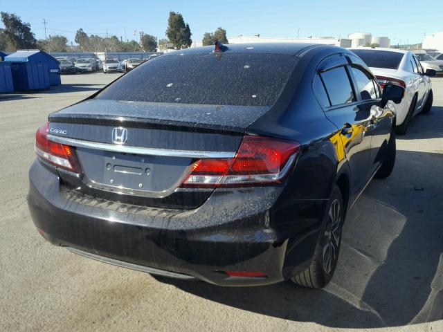 19XFB2F83FE289842 - 2015 HONDA CIVIC EX შავი ფოტო 4