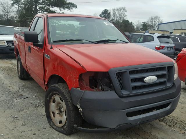 1FTRF12246NB55222 - 2006 FORD F150 RED photo 1