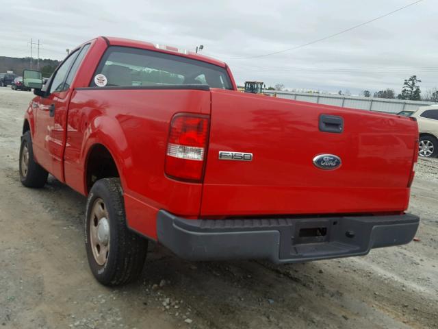 1FTRF12246NB55222 - 2006 FORD F150 RED photo 3