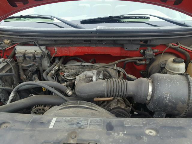 1FTRF12246NB55222 - 2006 FORD F150 RED photo 7