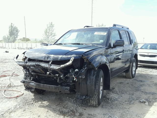 5N1AR18U36C648376 - 2006 NISSAN PATHFINDER BLACK photo 2