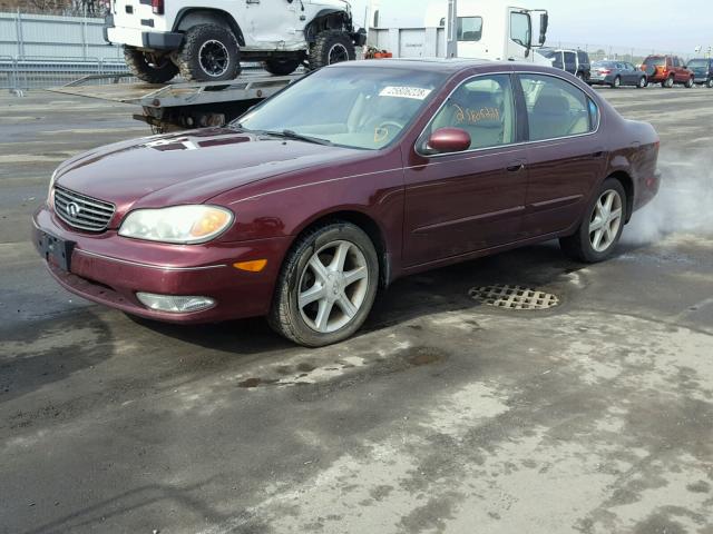 JNKDA31A42T026088 - 2002 INFINITI I35 RED photo 2