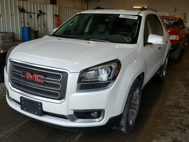 1GKKRSKD8HJ191655 - 2017 GMC ACADIA LIM WHITE photo 2