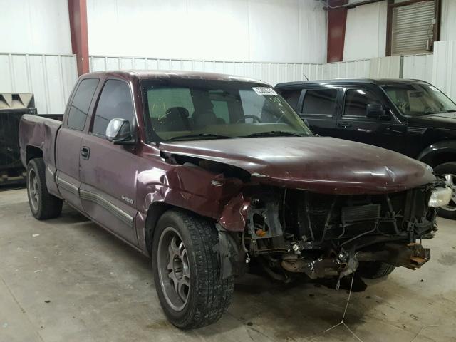 2GCEC19T9Y1245167 - 2000 CHEVROLET SILVERADO MAROON photo 1