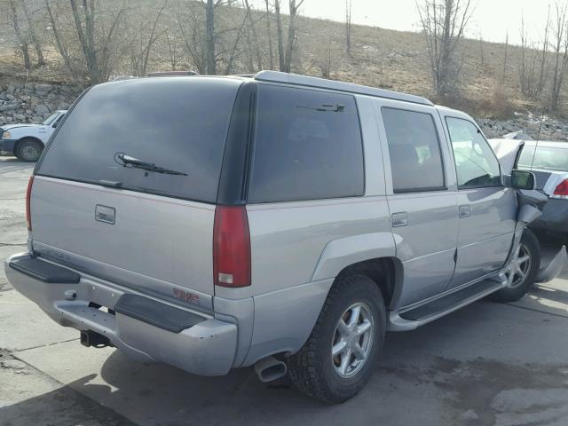 1GKEK13R4XR917520 - 1999 GMC DENALI GRAY photo 4