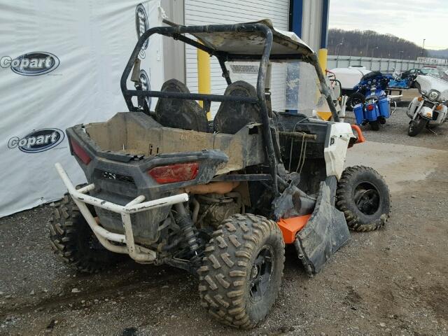 4XAVBA874GB326302 - 2016 POLARIS RZR S 900 WHITE photo 4