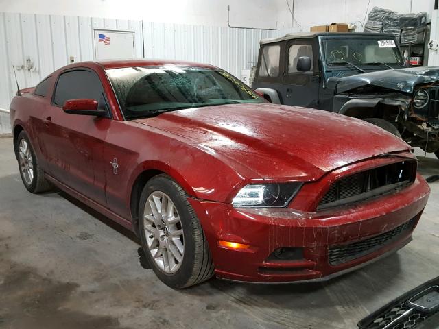 1ZVBP8AM8E5242305 - 2014 FORD MUSTANG RED photo 1