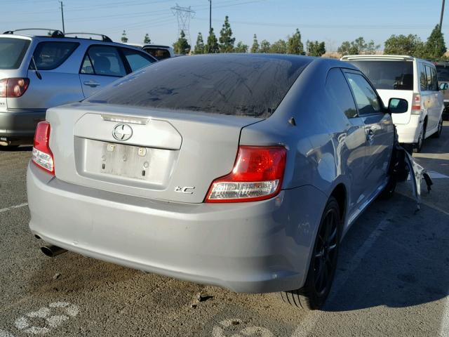 JTKJF5C71C3030645 - 2012 TOYOTA SCION TC 灰色 照片 4