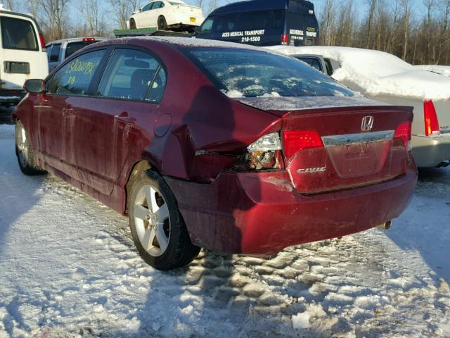 2HGFA1F61BH511080 - 2011 HONDA CIVIC LX-S 红色 照片 3