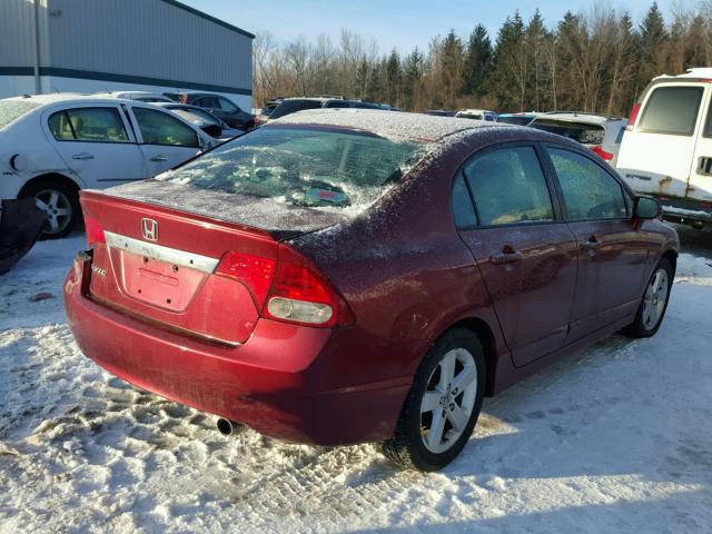 2HGFA1F61BH511080 - 2011 HONDA CIVIC LX-S 红色 照片 4