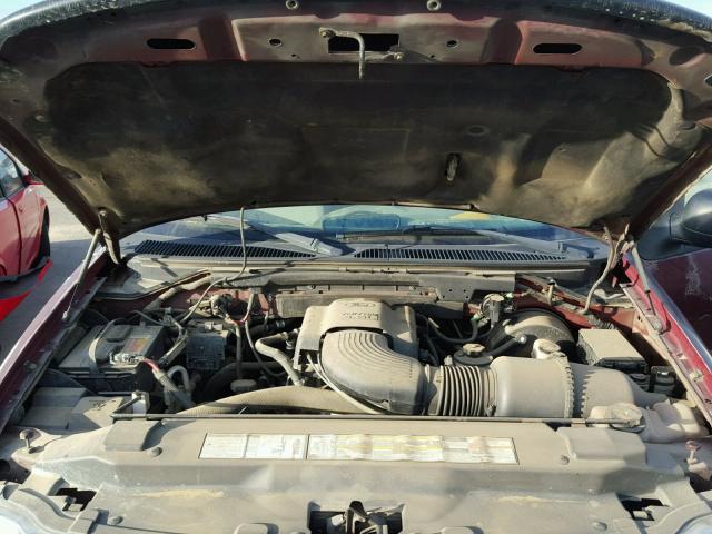 1FMRU15W91LA18961 - 2001 FORD EXPEDITION MAROON photo 7