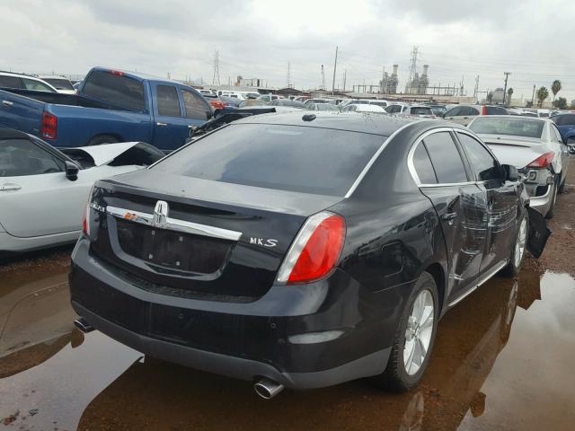 1LNHL9DRXCG800223 - 2012 LINCOLN MKS BLACK photo 4