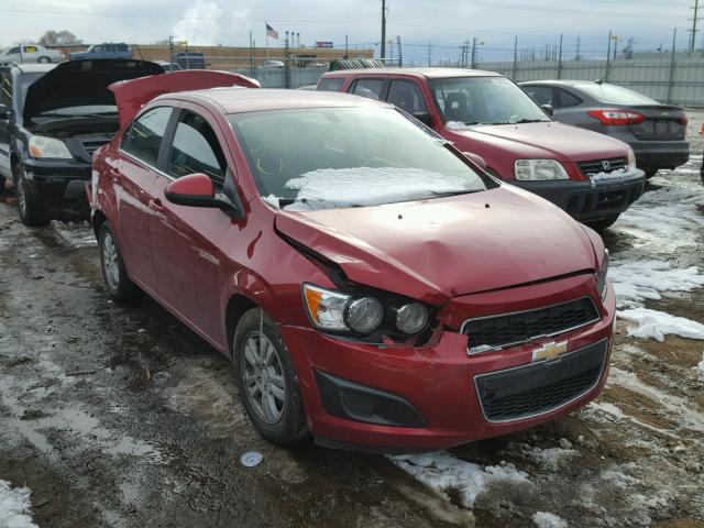 1G1JC5SG5E4181477 - 2014 CHEVROLET SONIC LT RED photo 1