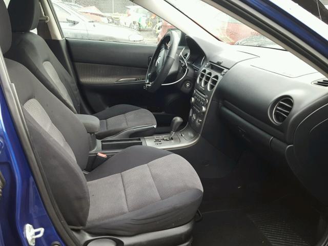 1YVFP84C345N94627 - 2004 MAZDA 6 I BLUE photo 5