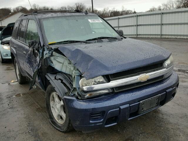 1GNDT13S372201389 - 2007 CHEVROLET TRAILBLAZE BLUE photo 1