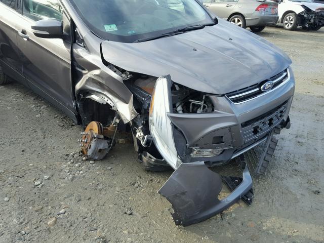 1FMCU9H94DUD47088 - 2013 FORD ESCAPE SEL GRAY photo 9