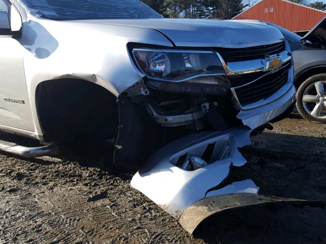 1GCHTCE36G1279523 - 2016 CHEVROLET COLORADO L SILVER photo 9