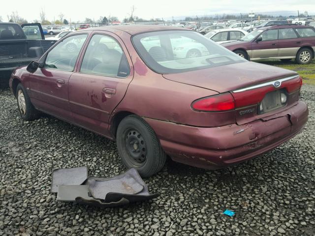 1FAFP65L5WK231071 - 1998 FORD CONTOUR BA MAROON photo 3