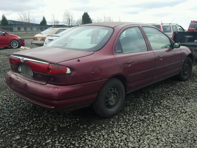 1FAFP65L5WK231071 - 1998 FORD CONTOUR BA MAROON photo 4