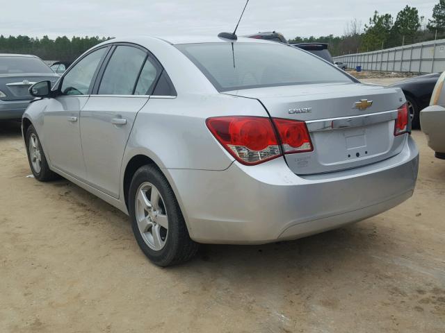 1G1PC5SB2F7175702 - 2015 CHEVROLET CRUZE LT GRAY photo 3