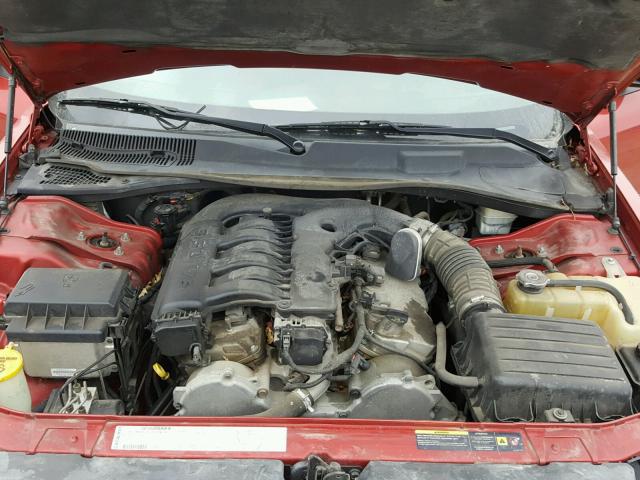 2D4FV48V05H607234 - 2005 DODGE MAGNUM SXT MAROON photo 7