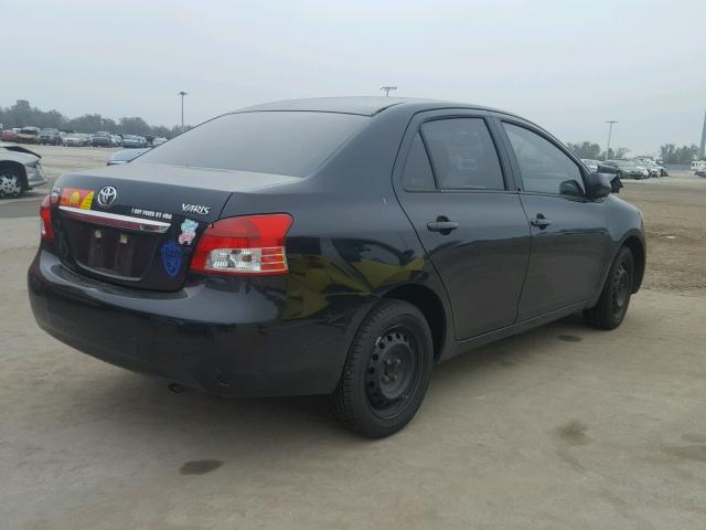 JTDBT923981286576 - 2008 TOYOTA YARIS BLACK photo 4