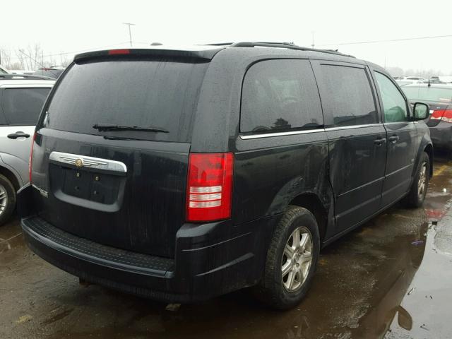 2A8HR54P18R736503 - 2008 CHRYSLER TOWN & COU BLACK photo 4