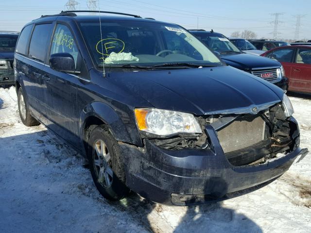 2A8HR54P48R690715 - 2008 CHRYSLER TOWN & COU BLUE photo 1