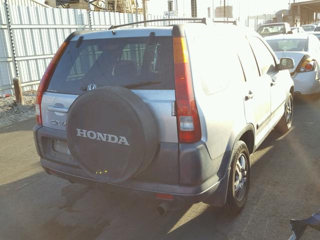 JHLRD78812C021748 - 2002 HONDA CR-V EX SILVER photo 4