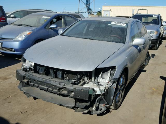 JTHBH96S565032127 - 2006 LEXUS GS GENERAT SILVER photo 2