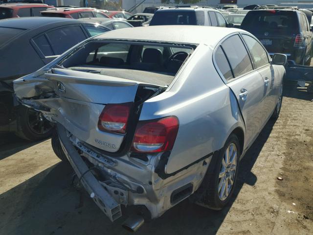 JTHBH96S565032127 - 2006 LEXUS GS GENERAT SILVER photo 4