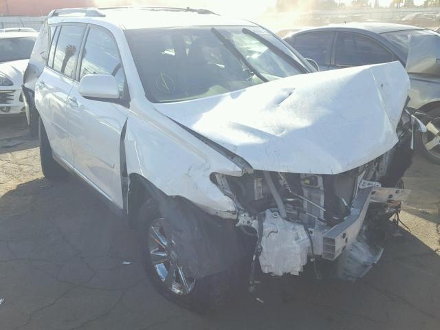 5TDZK3EH4DS130464 - 2013 TOYOTA HIGHLANDER WHITE photo 1