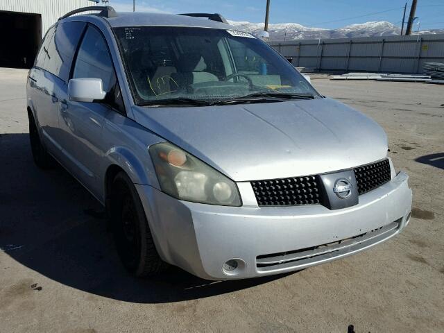 5N1BV28U55N135963 - 2005 NISSAN QUEST S SILVER photo 1