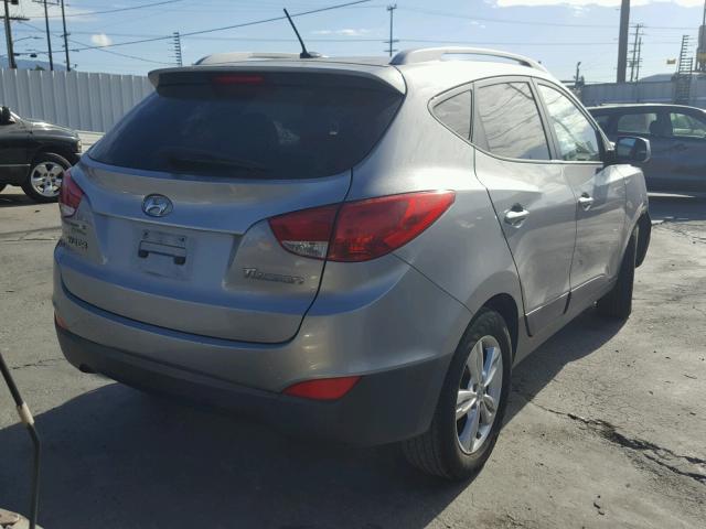 KM8JU3AC6BU206529 - 2011 HYUNDAI TUCSON GLS GRAY photo 4