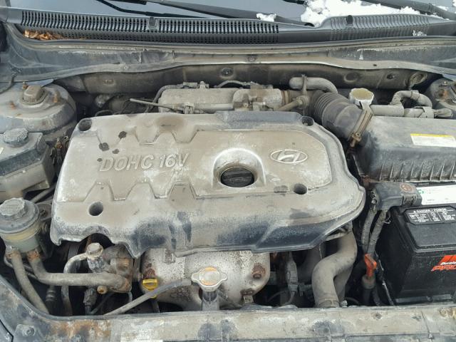 KMHCN46C77U093962 - 2007 HYUNDAI ACCENT GLS BLUE photo 7