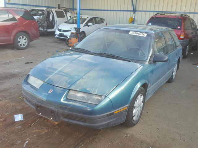 1G8ZH8599RZ131811 - 1994 SATURN SW1 TEAL photo 2