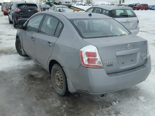 3N1AB61E28L741070 - 2008 NISSAN SENTRA 2.0 GRAY photo 3