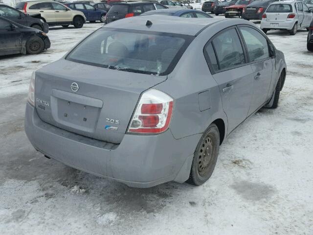 3N1AB61E28L741070 - 2008 NISSAN SENTRA 2.0 GRAY photo 4