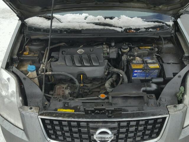 3N1AB61E28L741070 - 2008 NISSAN SENTRA 2.0 GRAY photo 7