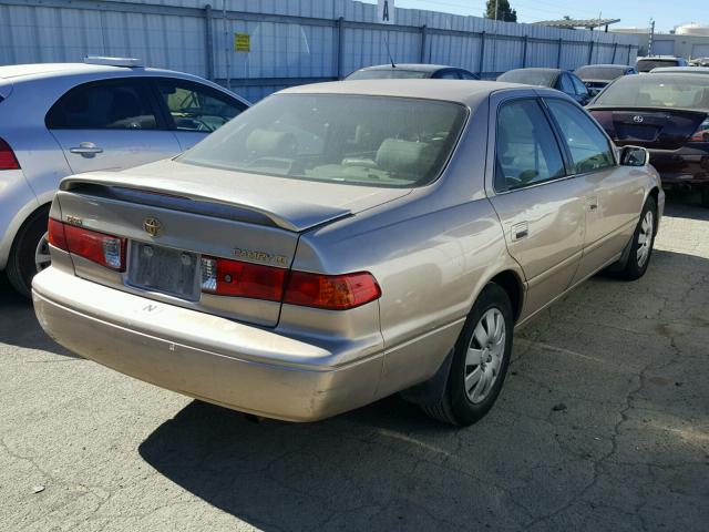 JT2BF22K2Y0237773 - 2000 TOYOTA CAMRY CE GOLD photo 4