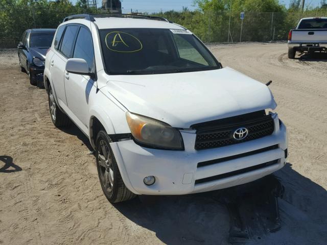 JTMZD32V766018359 - 2006 TOYOTA RAV4 SPORT WHITE photo 1