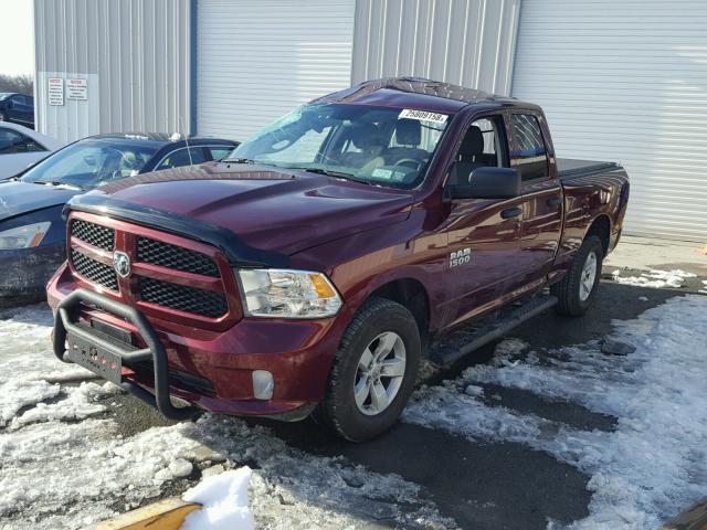 1C6RR7FGXHS591259 - 2017 RAM 1500 ST RED photo 2