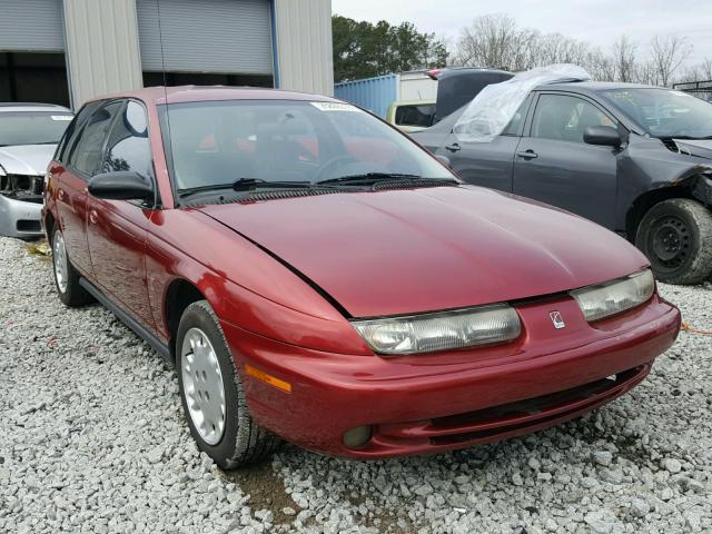 1G8ZK8270VZ112644 - 1997 SATURN SW2 RED photo 1