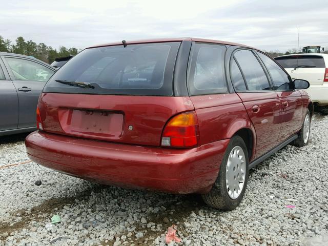 1G8ZK8270VZ112644 - 1997 SATURN SW2 RED photo 4