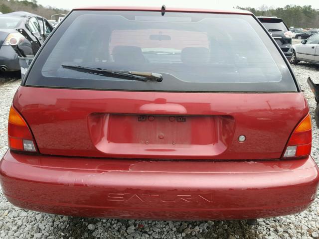 1G8ZK8270VZ112644 - 1997 SATURN SW2 RED photo 9