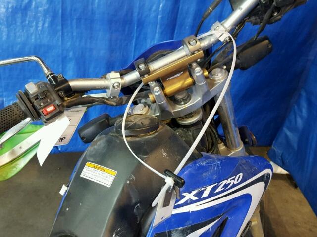 JYADG24E9EA002969 - 2014 YAMAHA XT250 BLUE photo 5