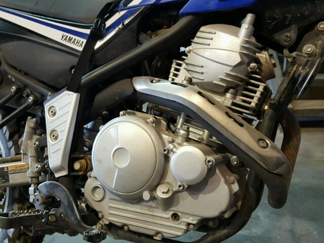 JYADG24E9EA002969 - 2014 YAMAHA XT250 BLUE photo 7