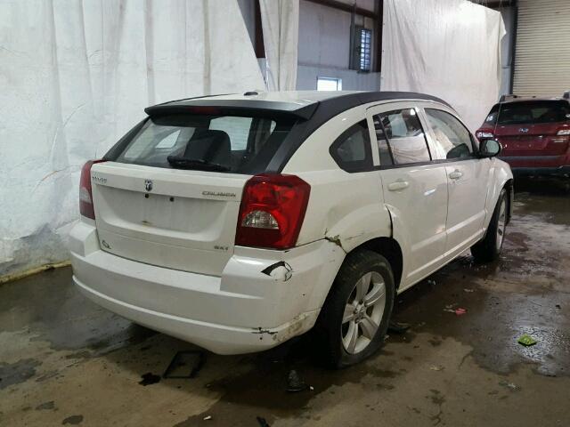 1B3CB4HAXAD534081 - 2010 DODGE CALIBER SX WHITE photo 4